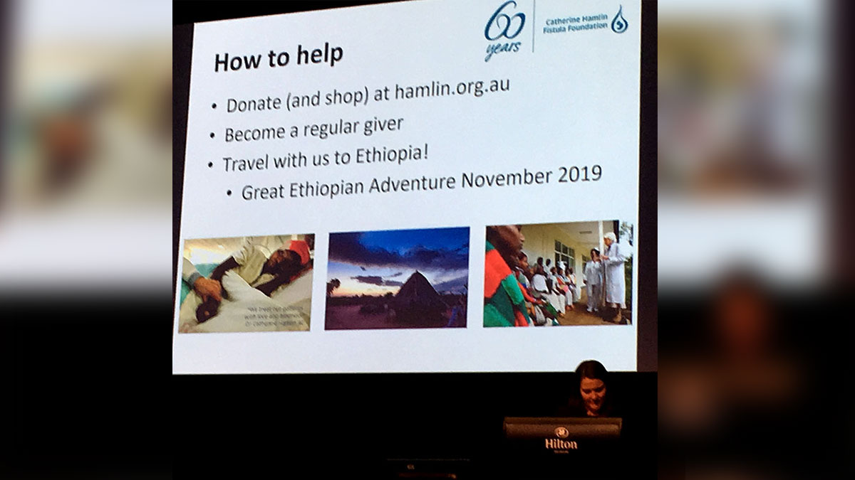 A more recent fundraising event was held in Brisbane to raise money for the Hamlin Foundation and the Royal Flying Doctors Service. Two incredible groups. 